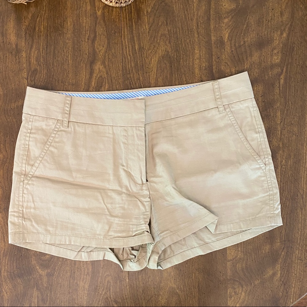 JCrew Khaki Chino Shorts. Size 8.